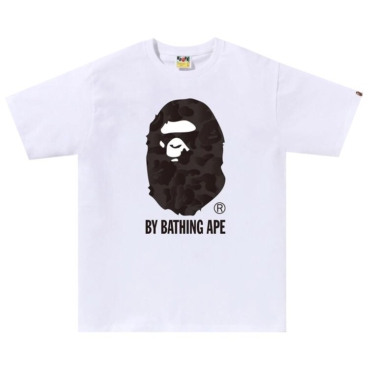 

Футболка BAPE Ink Camo Ape Head 'White', белый