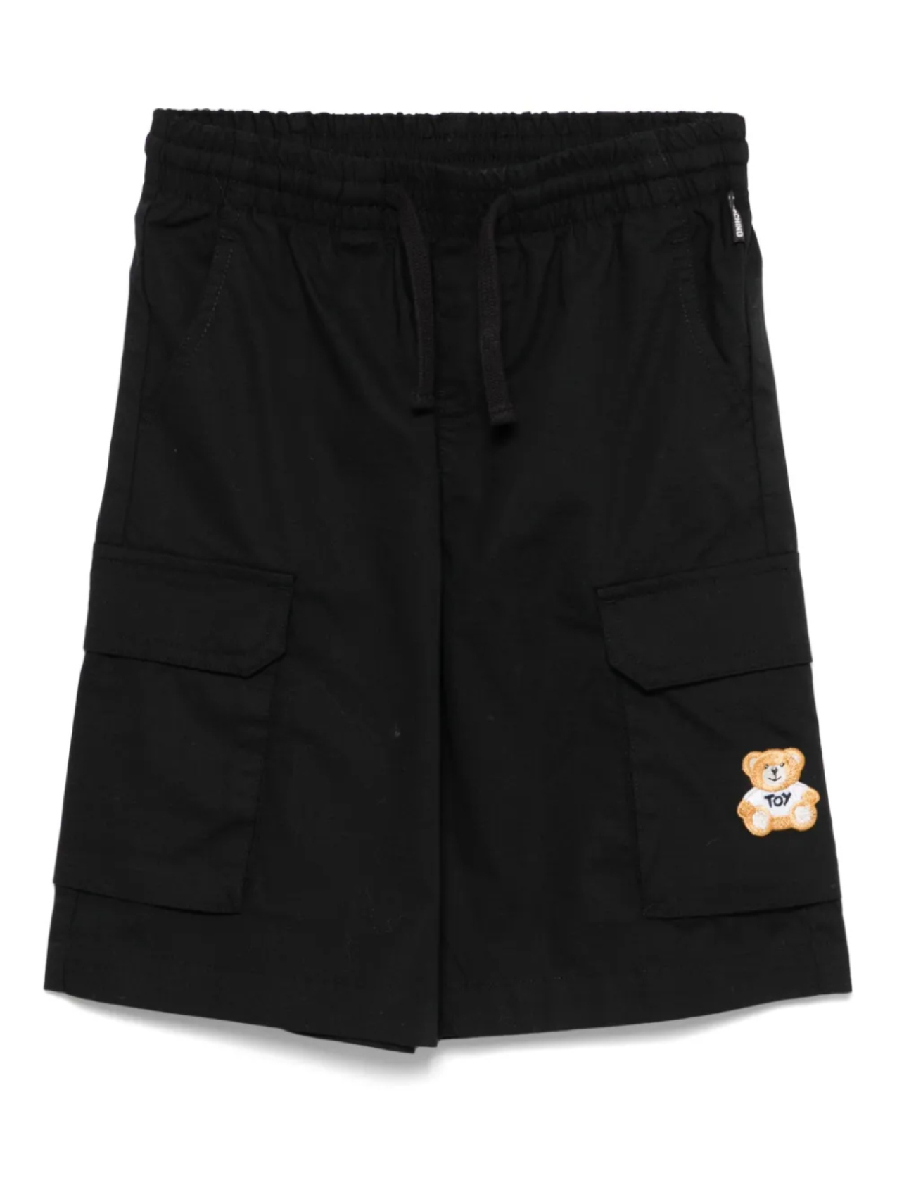 

Шорты-карго Moschino Kids с нашивкой Teddy Bear, черный