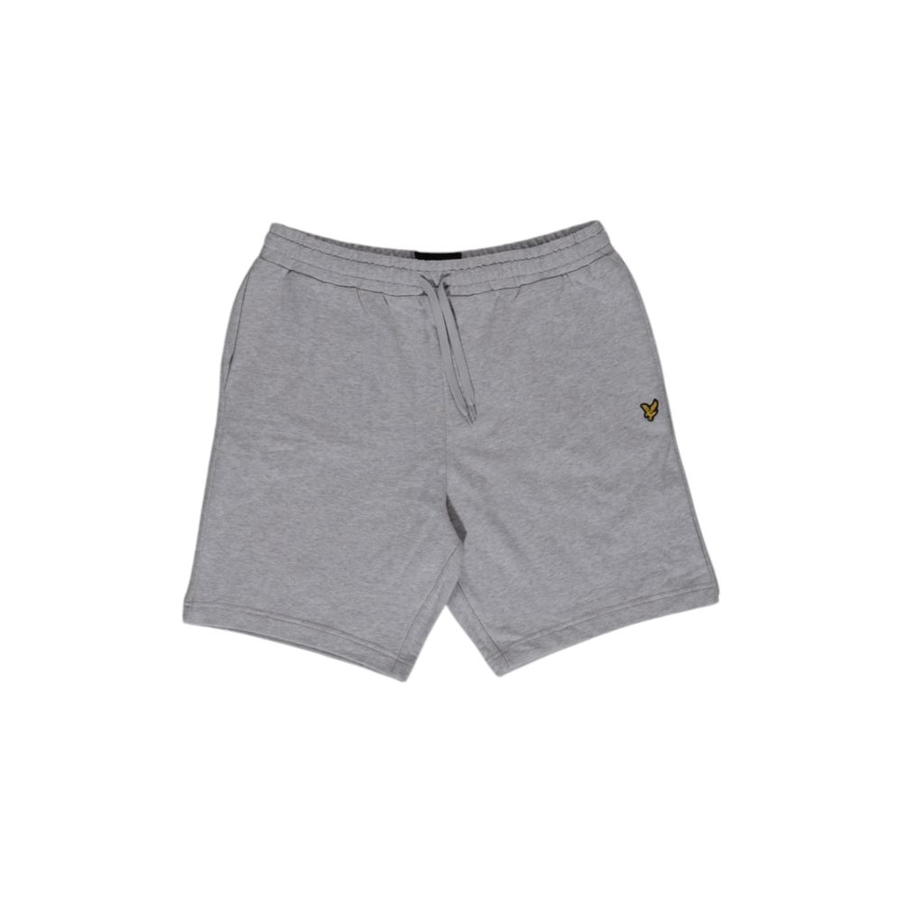 

Серые хлопковые короткие шорты Lyle & Scott