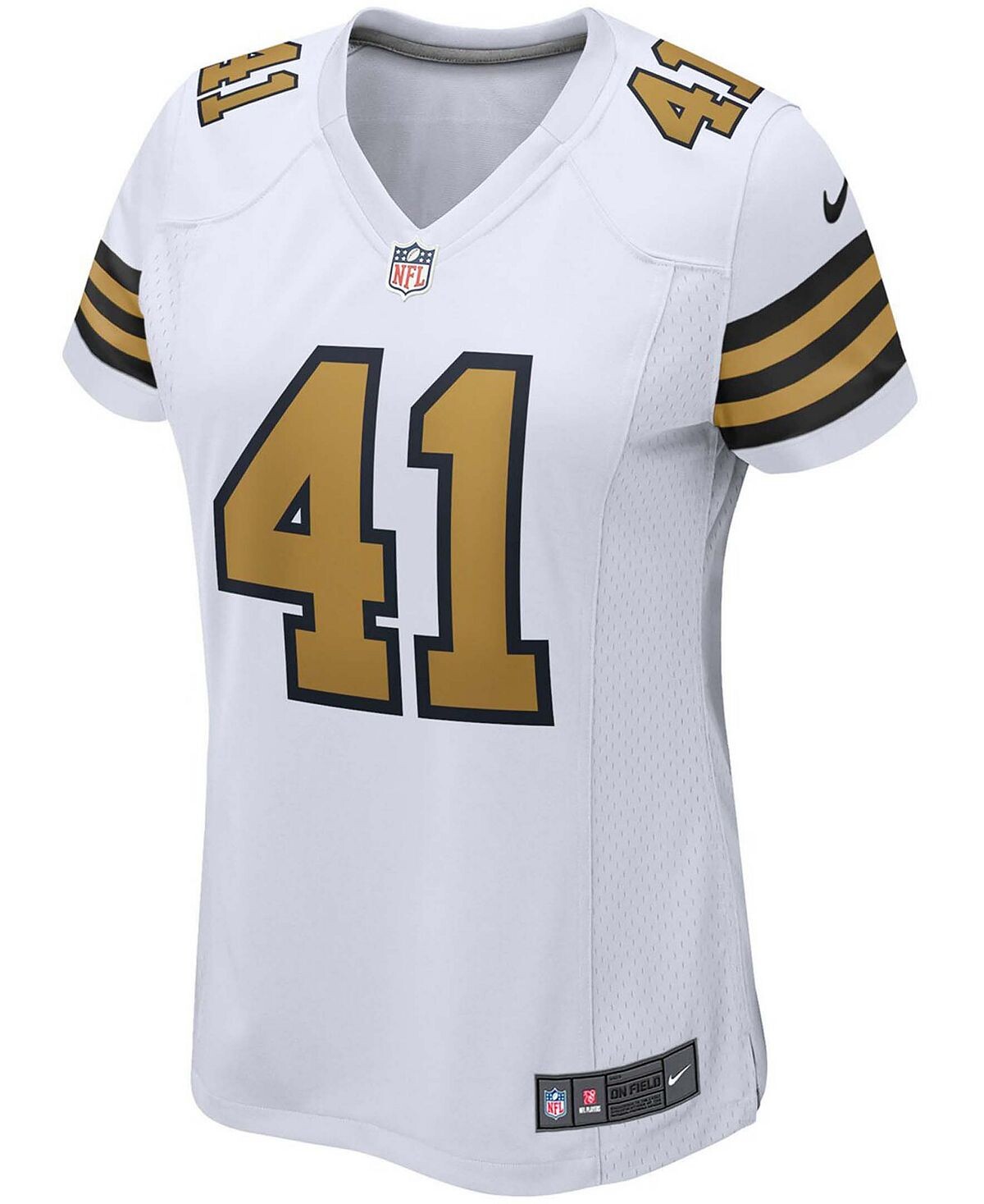 Женская белая майка игрока альтернативной игры Alvin Kamara New Orleans Saints Nike, белый — фото 2