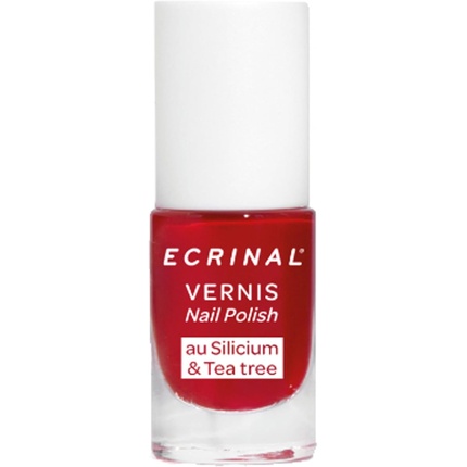 

Лак Silicium + Tea Tree 5 мл - Страстно-красный Ecrinal