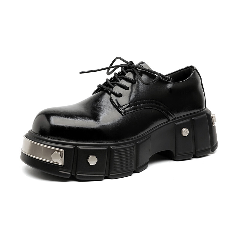 Туфли мужские Men"s Casual Men Low-Top Chi Wolf, цвет Jet Black — фото 2