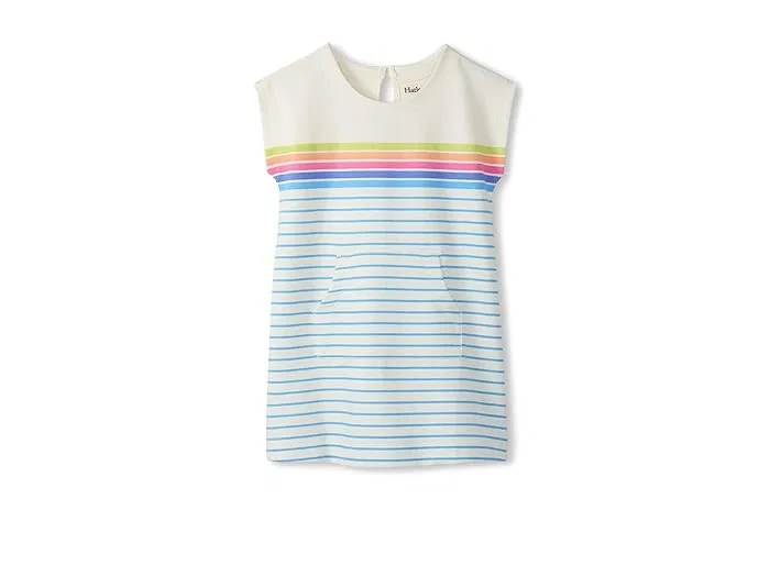 Платье свободное Rainbow Stripe Hatley Kids, Cami Lace