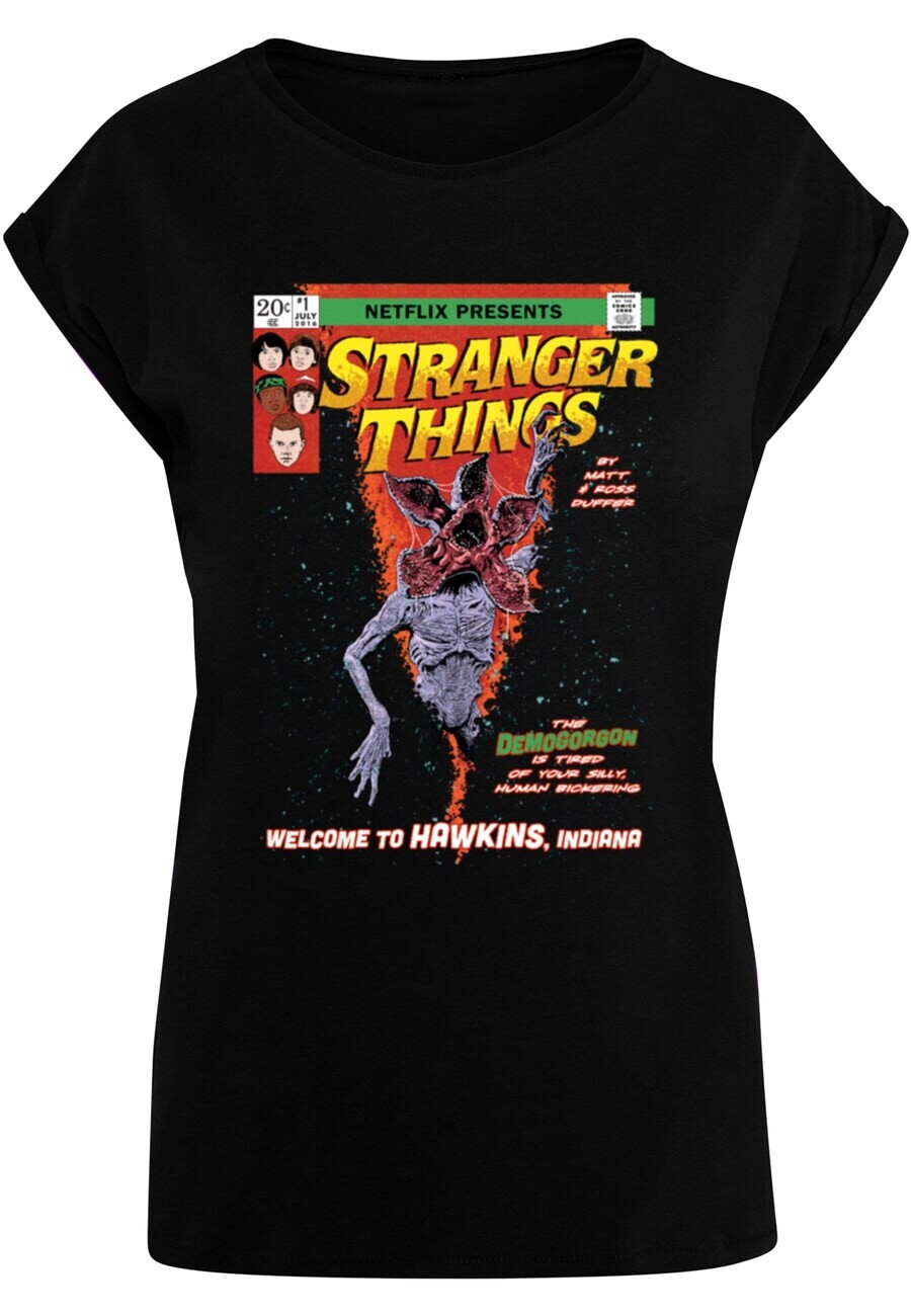 

Футболка ABSOLUTE CULT Shirt Stranger Things - Comic Cover, черный