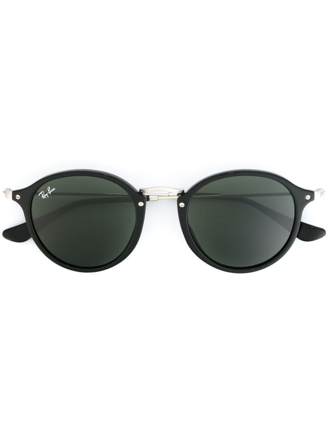 

Солнцезащитные очки с круглой оправой Ray-Ban, черный