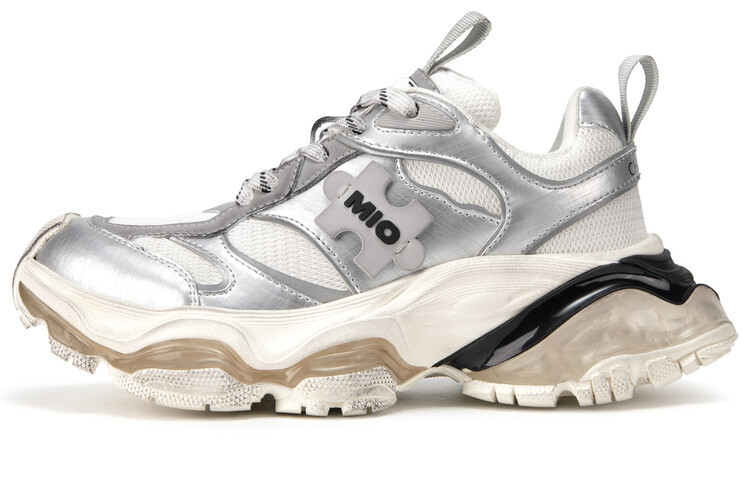 

Кроссовки MIO Chunky Sneakers Women's Low-top, серый/белый/розовый