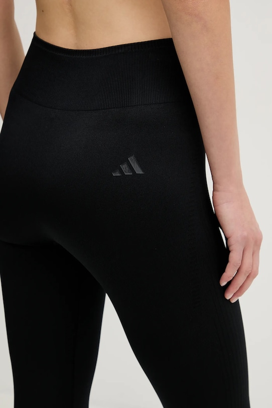Леггинсы для тренировок we knit Adidas Performance, черный — фото 4
