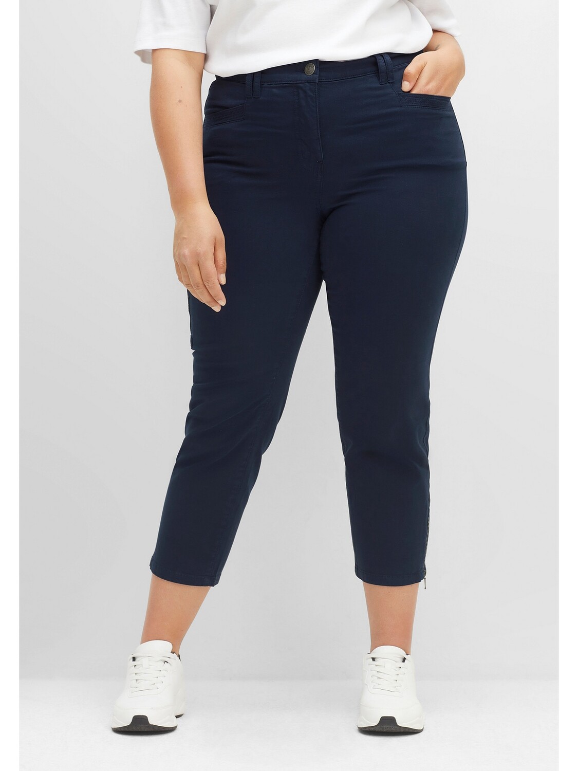 

Брюки sheego 7/8 Hose, ночной синий