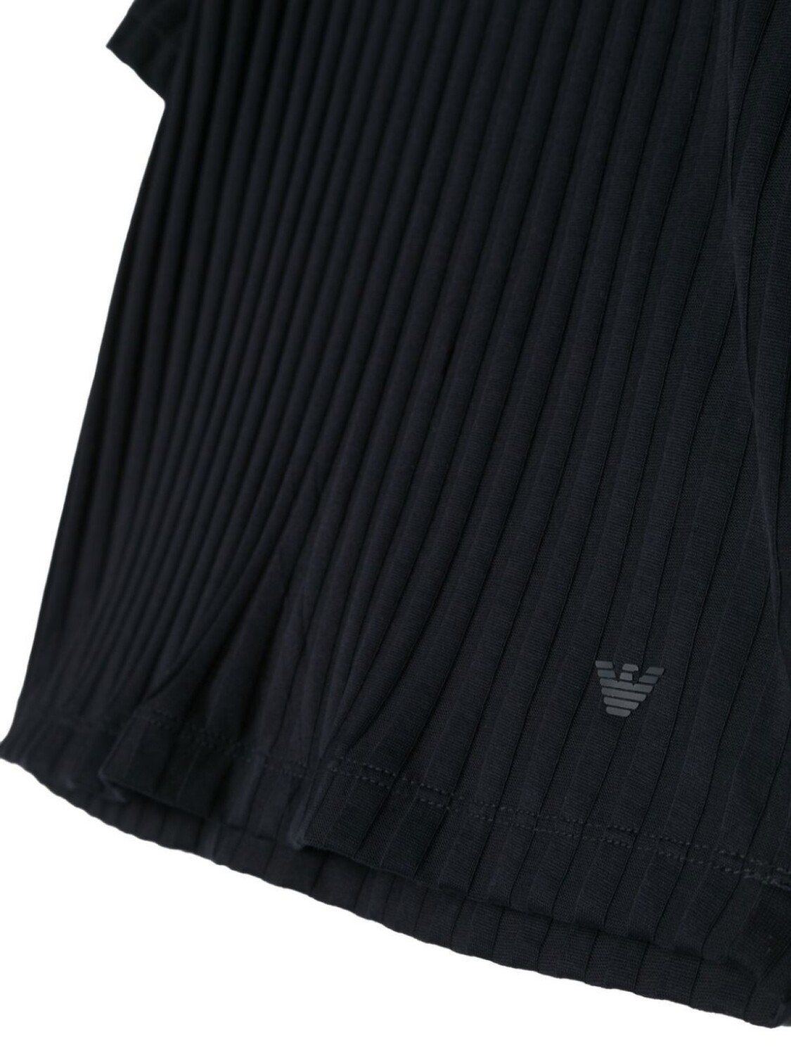 Emporio Armani футболка Iconic Eaglet в полоску, синий — фото 3