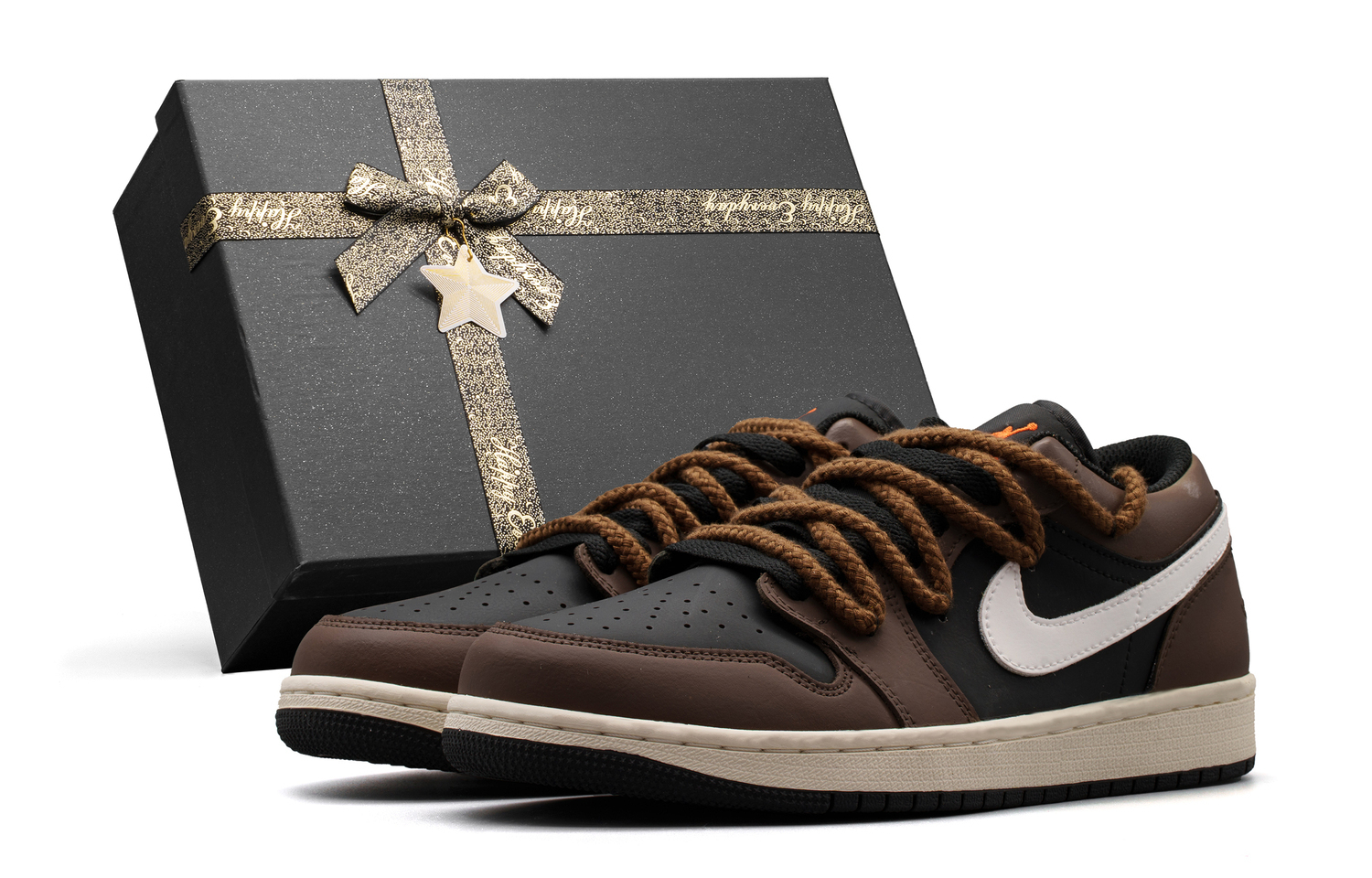 

Детские баскетбольные кроссовки Air 1 Grade School Jordan, черный