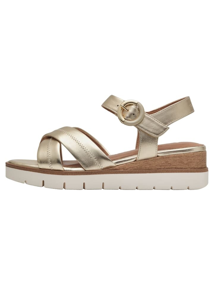 Сандалии на плоской подошве Tamaris Sandalette, цвет light gold — фото 4