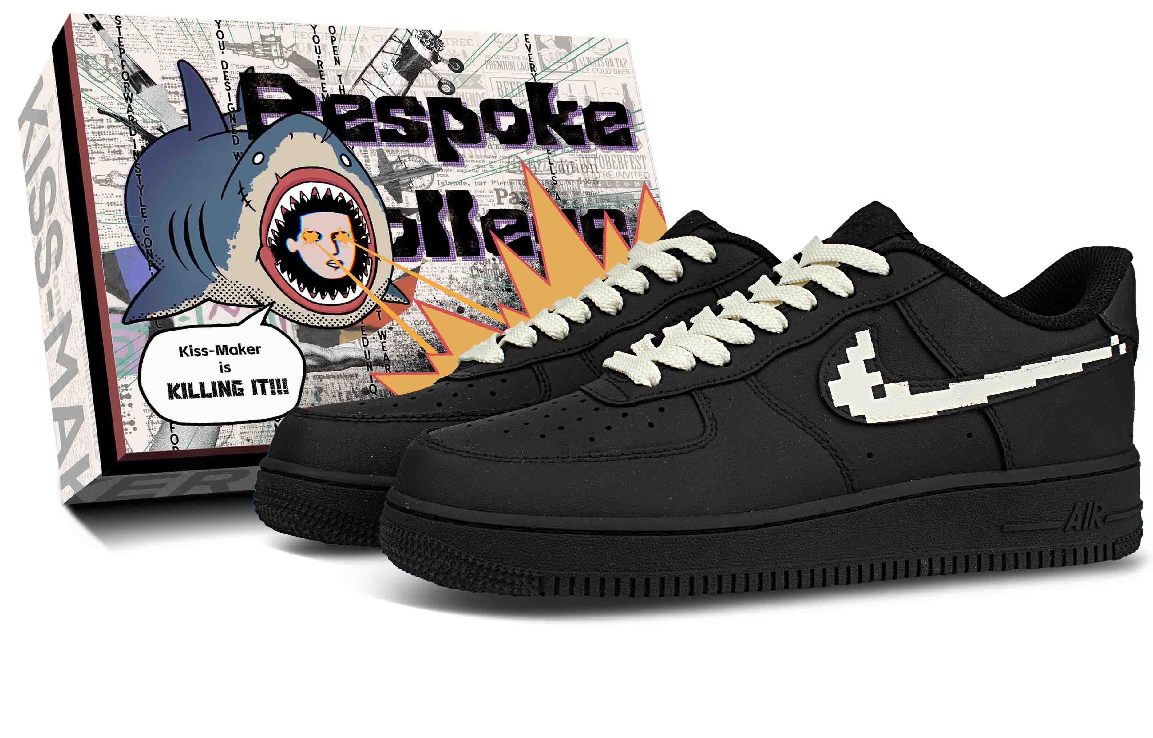 Кроссовки Air Force 1 Low для скейтбординга унисекс Nike, Black
