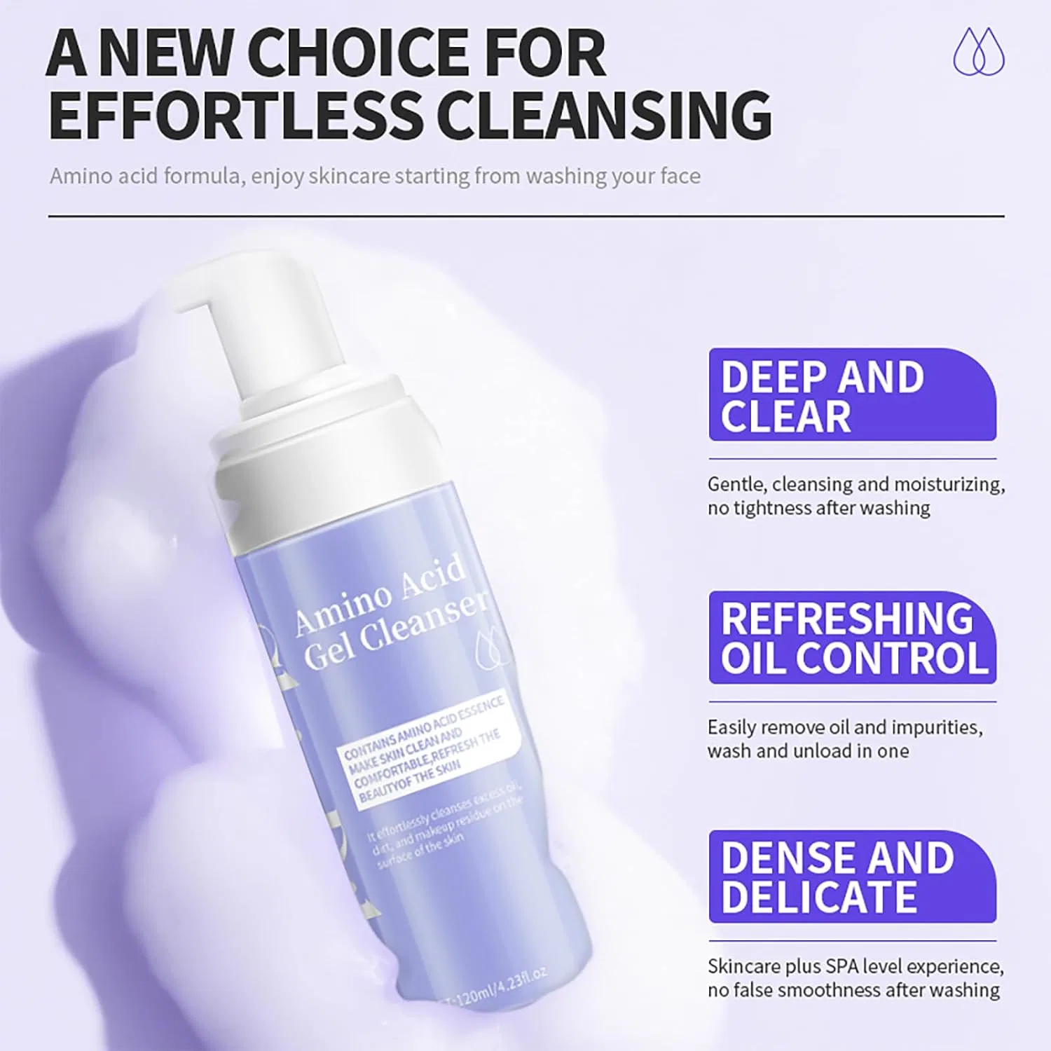 Гель для умывания Deleventh — Amino Acid Gel Cleanser, 120 мл — фото 3