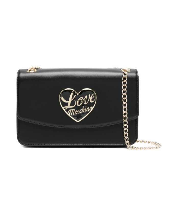 

Стильная сумка через плечо черного цвета. Love Moschino, черный