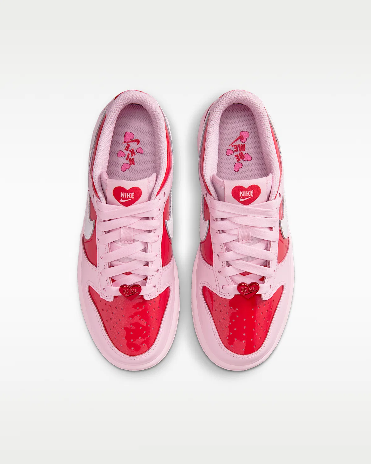 Кроссовки Nike Dunk Low для детей, Pink Foam/Light Crimson/Summit White — фото 4