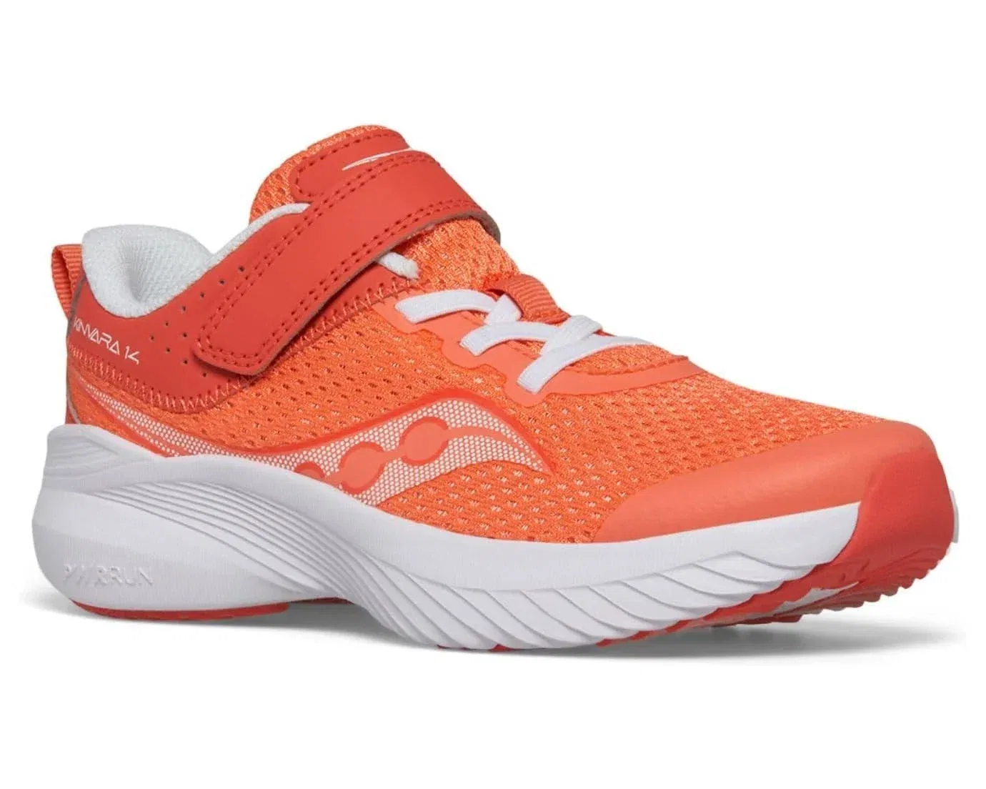 Детские кроссовки Saucony Kinvara A/C SK167879, коралловые низкие беговые кроссовки LIQ198
