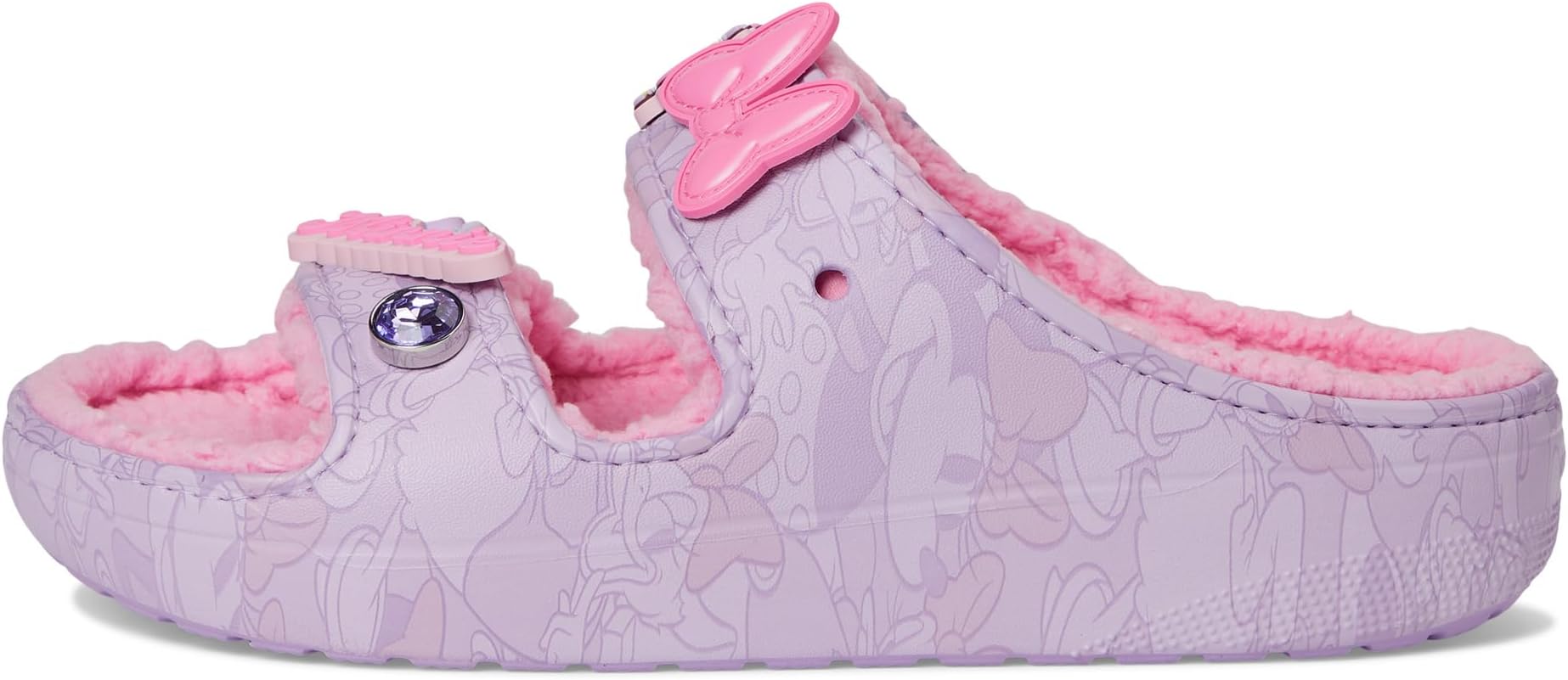 Тапочки Crocs Unisex Disney Minnie Mouse & Daisy Cozzzy Sandals, Minnie/Daisy — фото 4
