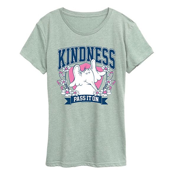 

Женская футболка с принтом Horton Hears a Who Dr. Seuss, Heather Sea Foam