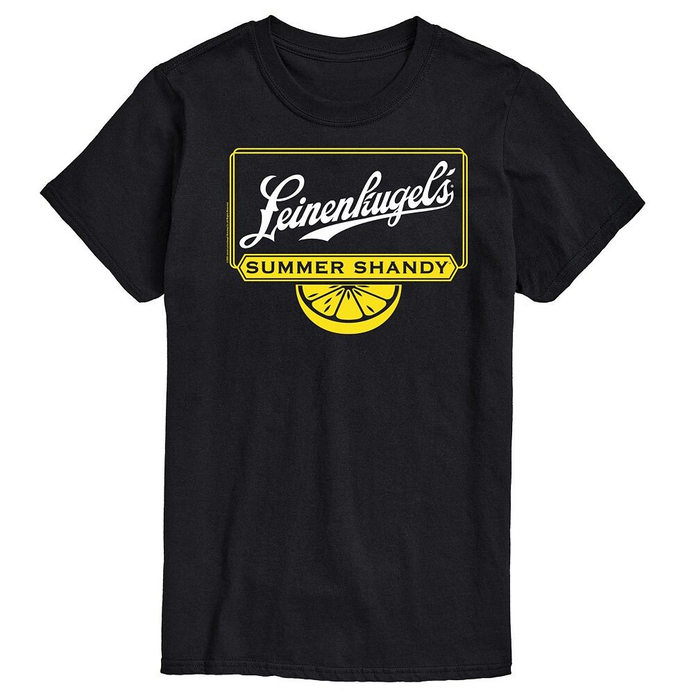 

Летняя футболка с рисунком Big & Tall Leinenkugels Shandy Licensed Character, черный