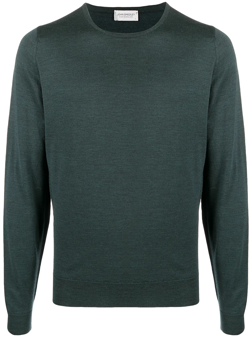

Джемпер с круглым вырезом John Smedley, зеленый