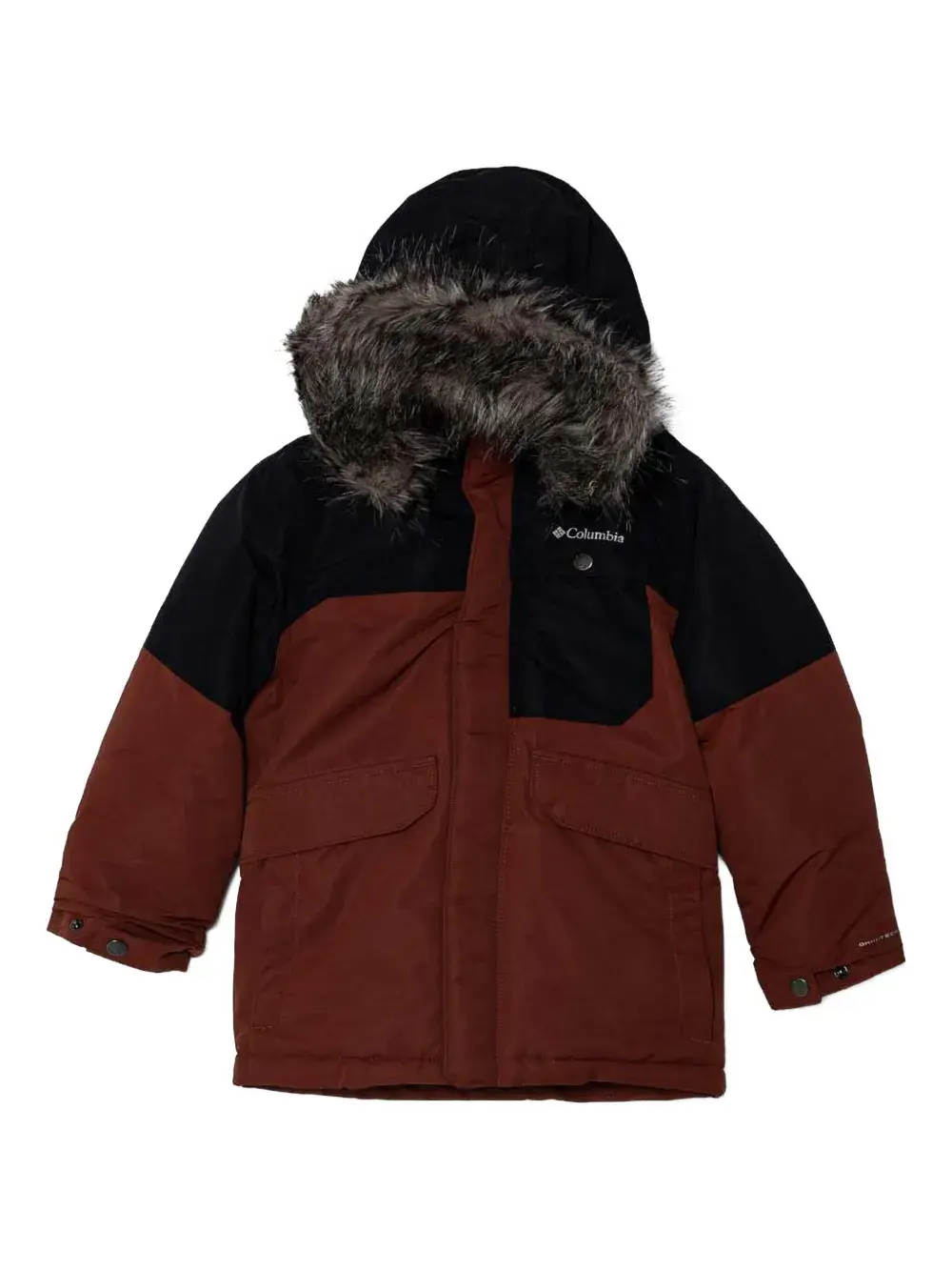 

Куртка с искусственным мехом Columbia, коричневый