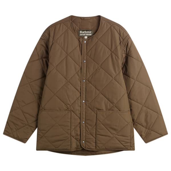 

Barbour X стеганая подкладка "Капитан Саншайн", хаки коричневый