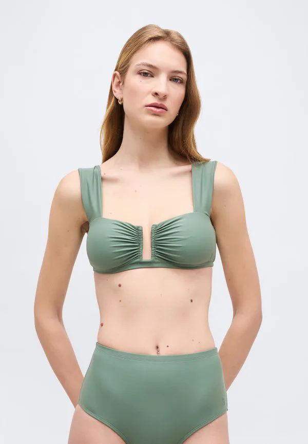 

Плоский топ от бикини belira By Malene Birger, Deep Lichen Green, Зеленый, Плоский топ от бикини belira By Malene Birger, Deep Lichen Green