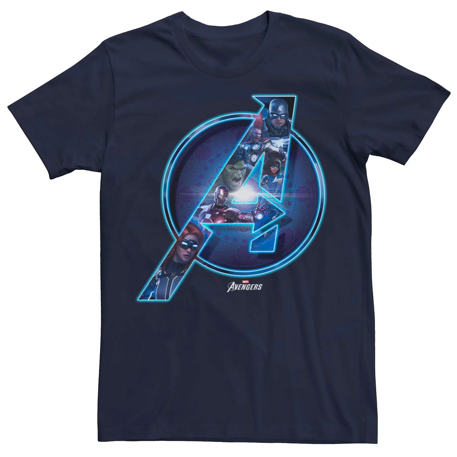 

Мужская футболка с логотипом Marvel Avengers Hero Licensed Character