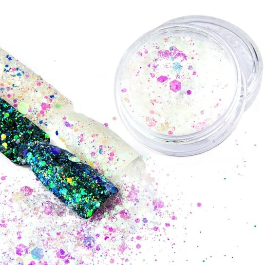 

Фантастический эффект для декорирования гибридных лаков, УФ-гелей и акрила 1г Bling Bling Effect 9 -, AllePaznokcie