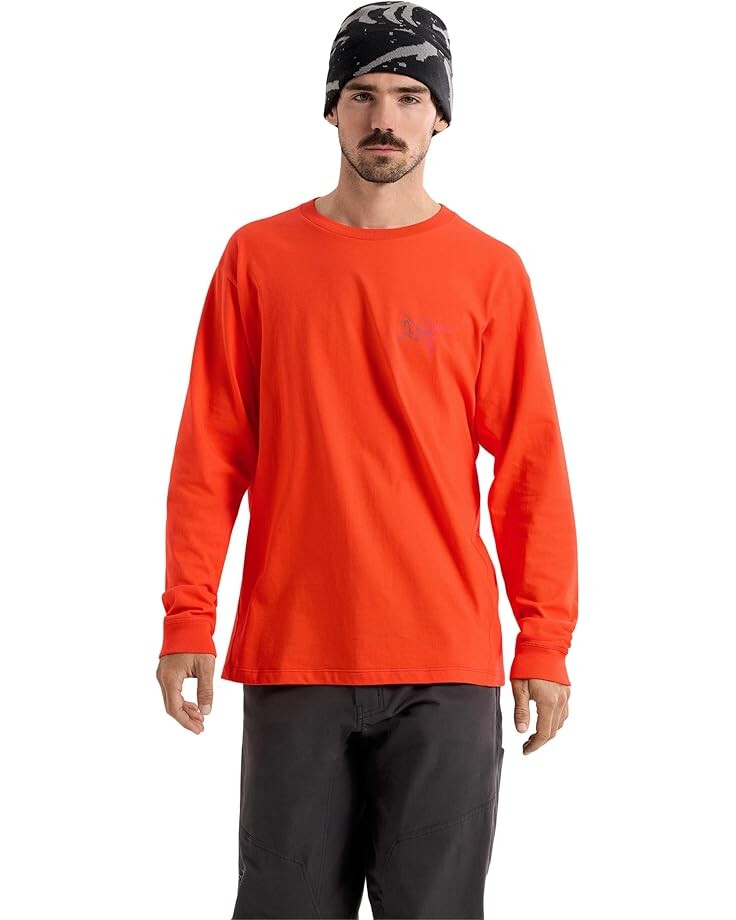 

Лонгслив Arc'teryx Kragg Cotton Heatmap Long Sleeve, цвет Solaris/Multi