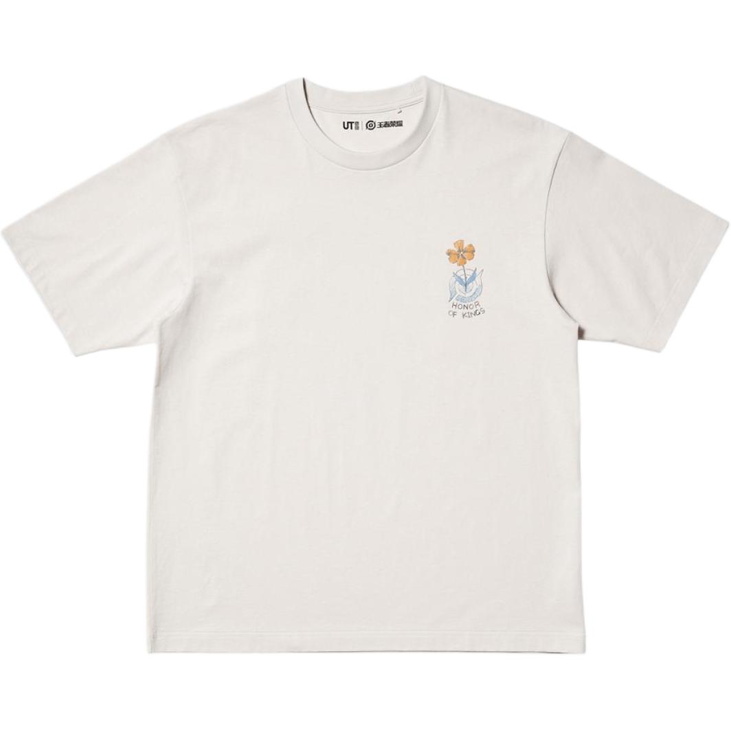 

Футболка WANGZHERONGYAO,LIANMINGKUAN Glory Of Kings совместная модель SS25 унисекс UNIQLO, светло-бежевый