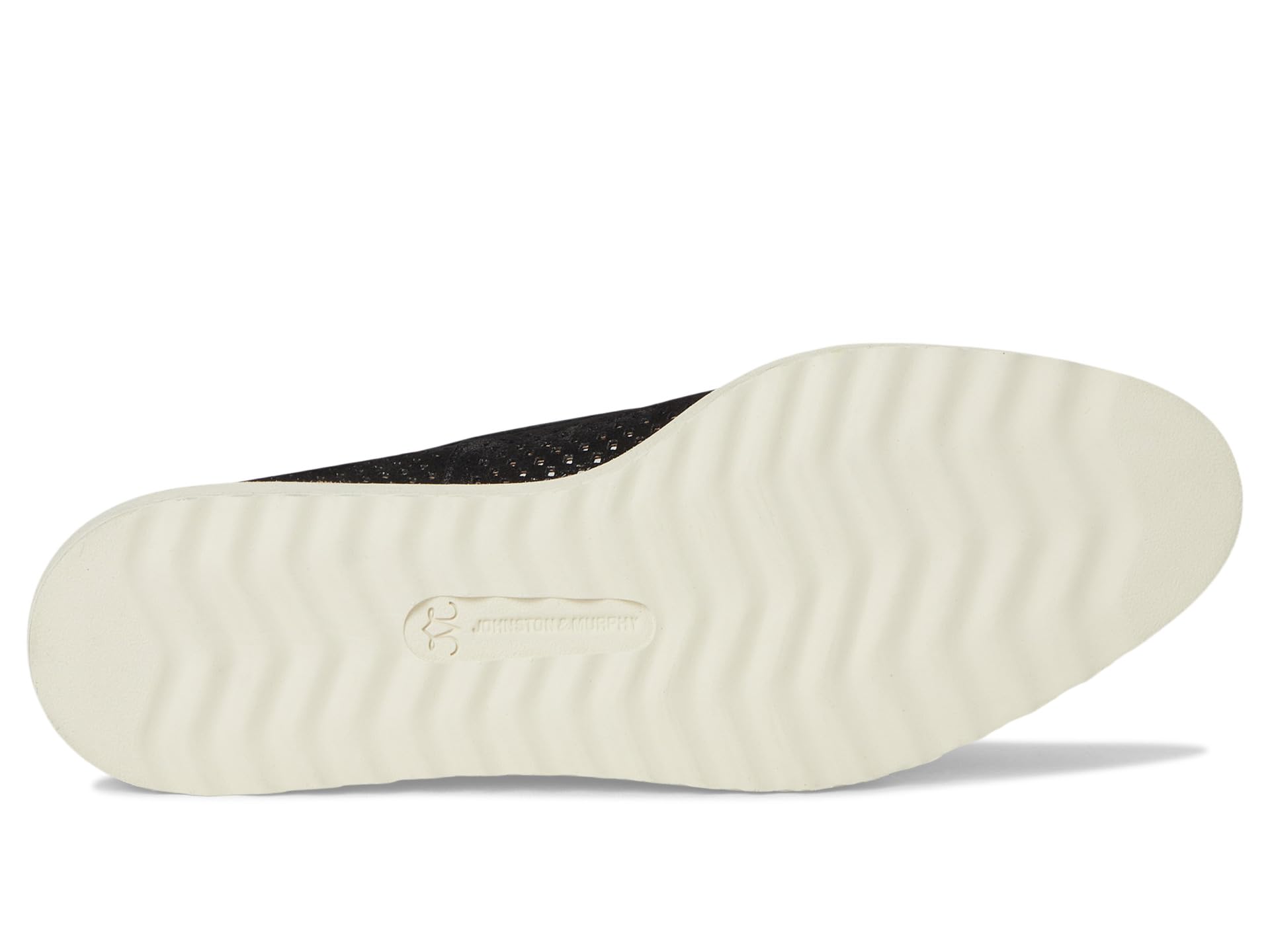 Лоферы Johnston & Murphy Mitzi Perfed Venetian, цвет Black Italian Metallic Suede — фото 3