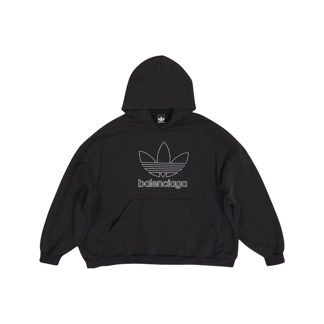 Толстовка adidas оверсайз Balenciaga, Black