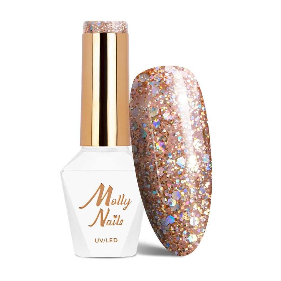 

Molly Nails Queens Of Life Rose Gold HEMA/Di-HEMA Free 8 г гибридного лака № 33
