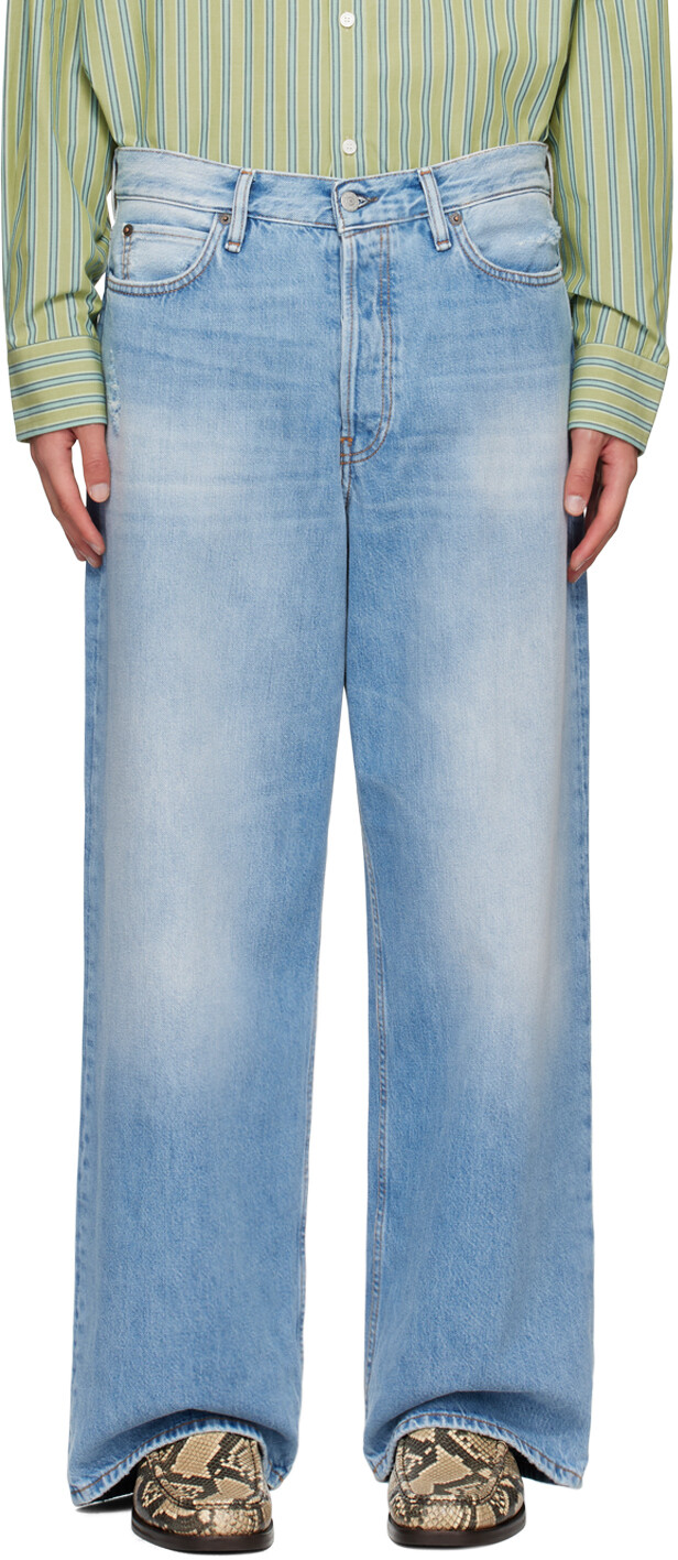 

Синие джинсы 1981M Acne Studios, светло-голубой