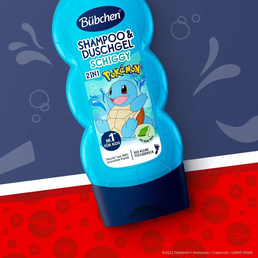 Детский шампунь и гель для душа «Шигги» Pokémon Edition от Bübchen Bübchen — фото 3