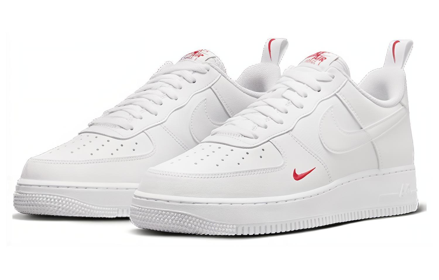 Футболка Nike Air Force 1 Low '07 Se White Red Mini Swoosh — фото 3