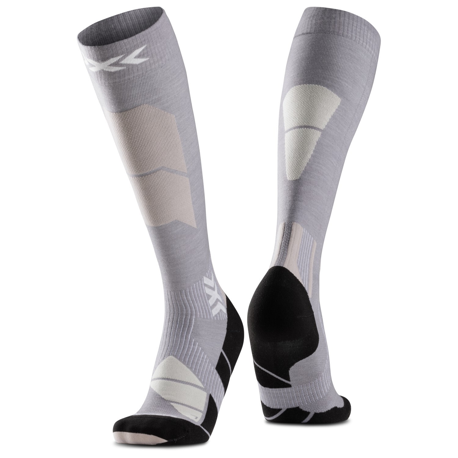 

Лыжные носки X-Socks Ski Perform Merino OTC, цвет Seal Grey/Light Sand