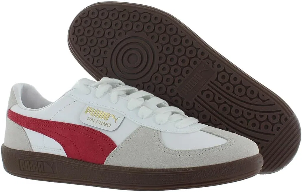 Мужские кроссовки Puma Palermo, Puma Ghost White Vapor Gray White — фото 2