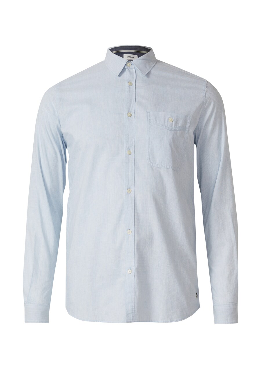

Рубашка на пуговицах классического кроя s.Oliver, Pastel Blue