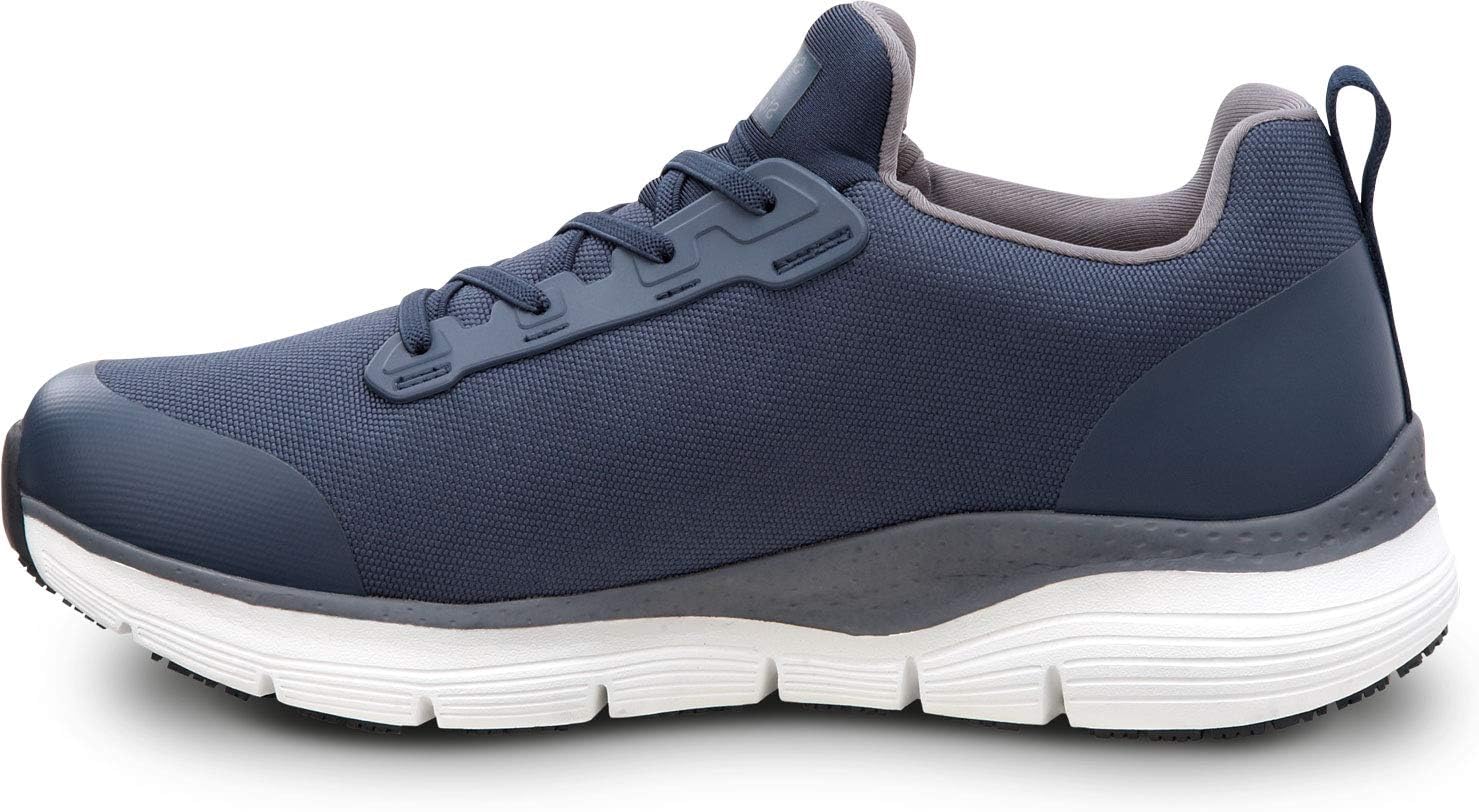 Мужские кроссовки Skechers GOrun Consistent - спортивные кроссовки для бега, ходьбы и тренировок с амортизирующей вставкой с воздушным охлаждением, темно-синий — фото 4