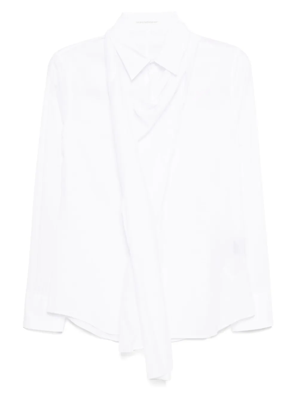 

Рубашка с платком Yohji Yamamoto, белый