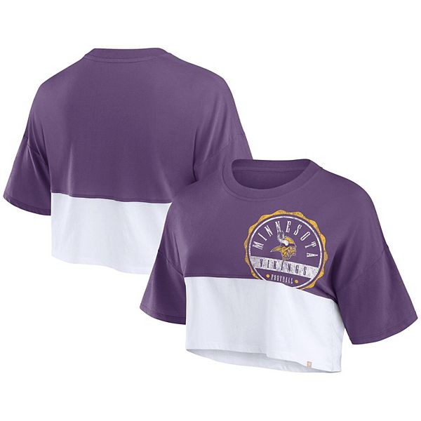 

Женская футболка Minnesota Vikings цвета фан Fanatics Brands - White Label