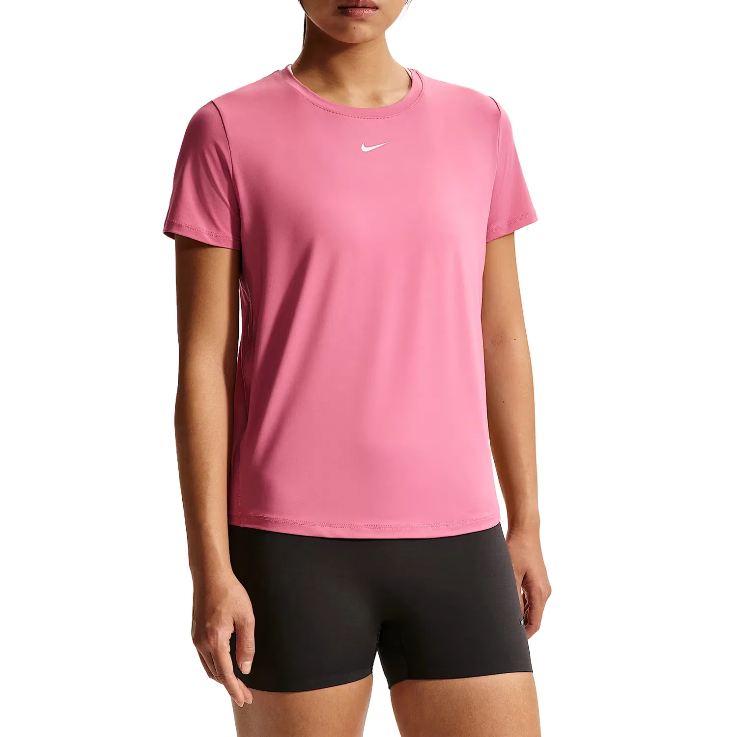 Футболка Dri Fit Regular женская Nike, Peony Red/White