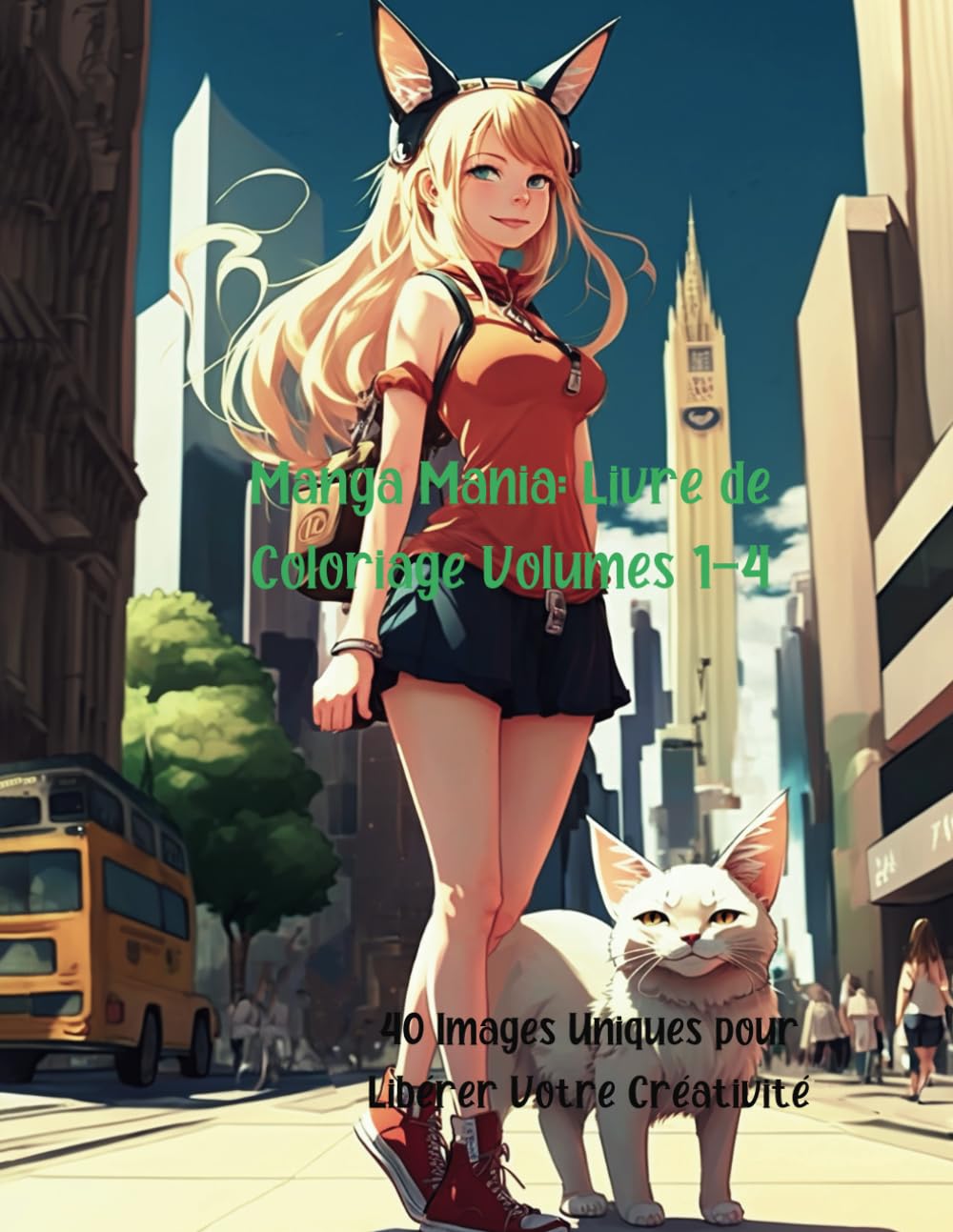 

Manga Mania: Livre de Coloriage Volumes 1-4: 40 Images Uniques pour Libérer Votre Créativité (French Edition) (Independently published)