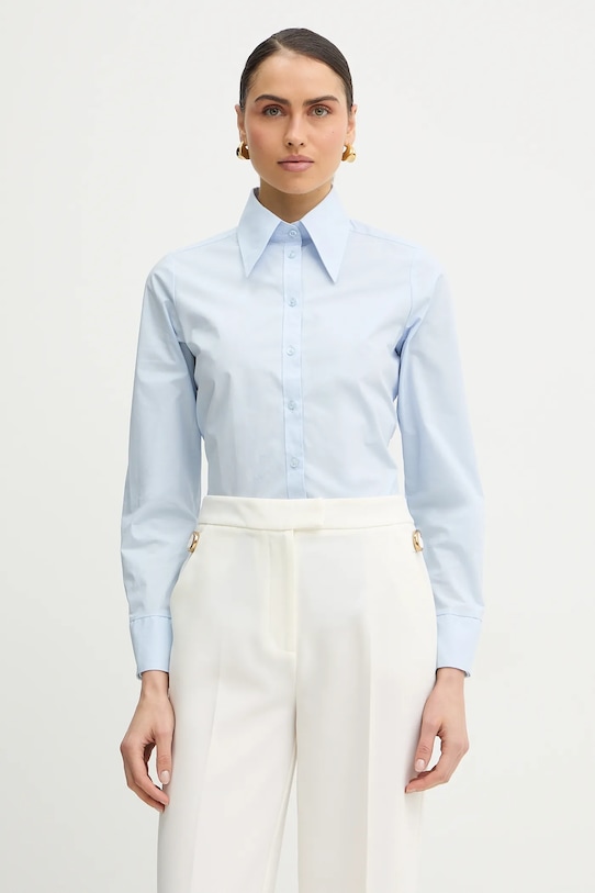 

Хлопковая рубашка dorini Silvian Heach, синий