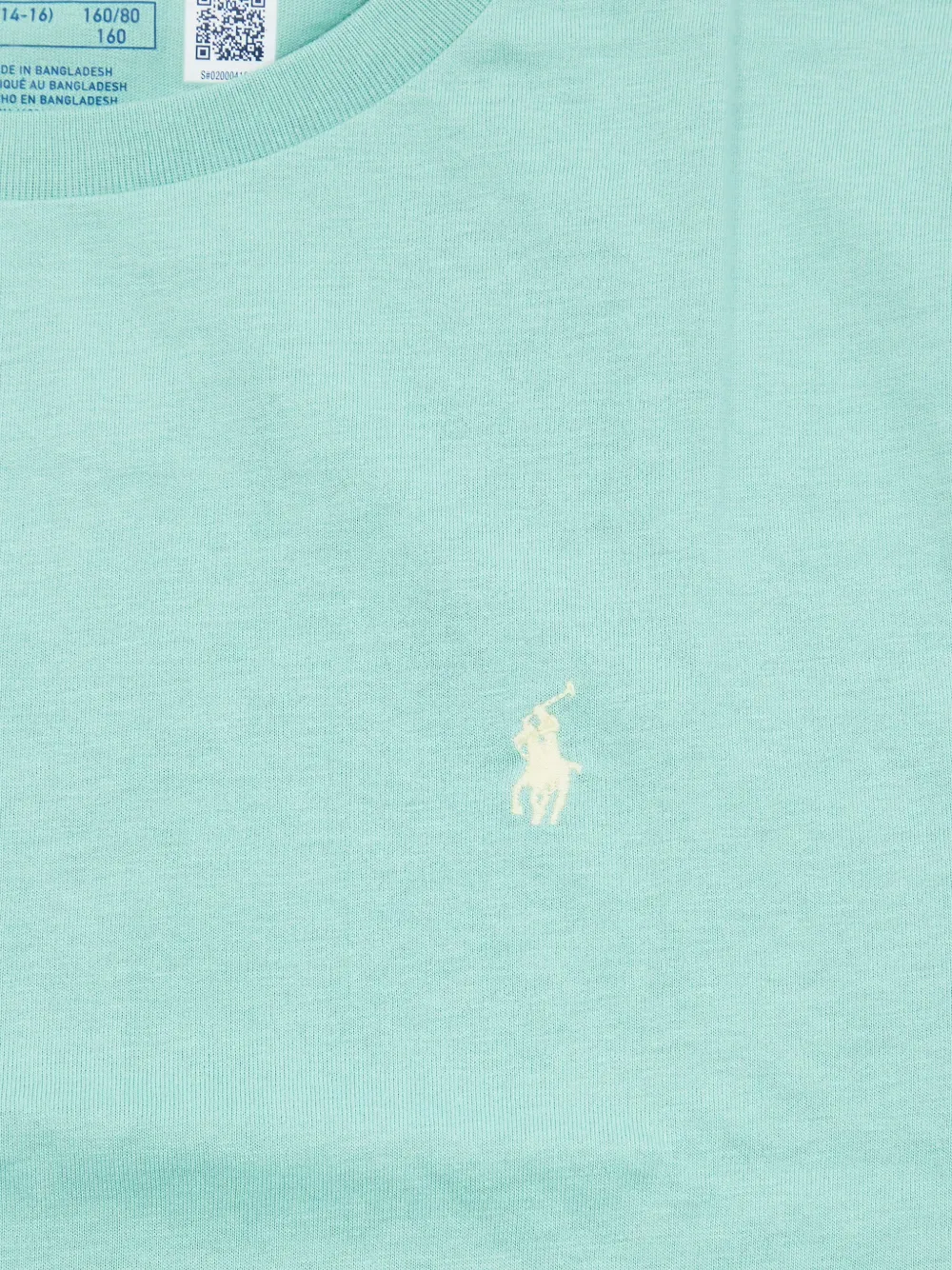 Футболка-поло с вышитым пони Polo Ralph Lauren Kids, синий — фото 3
