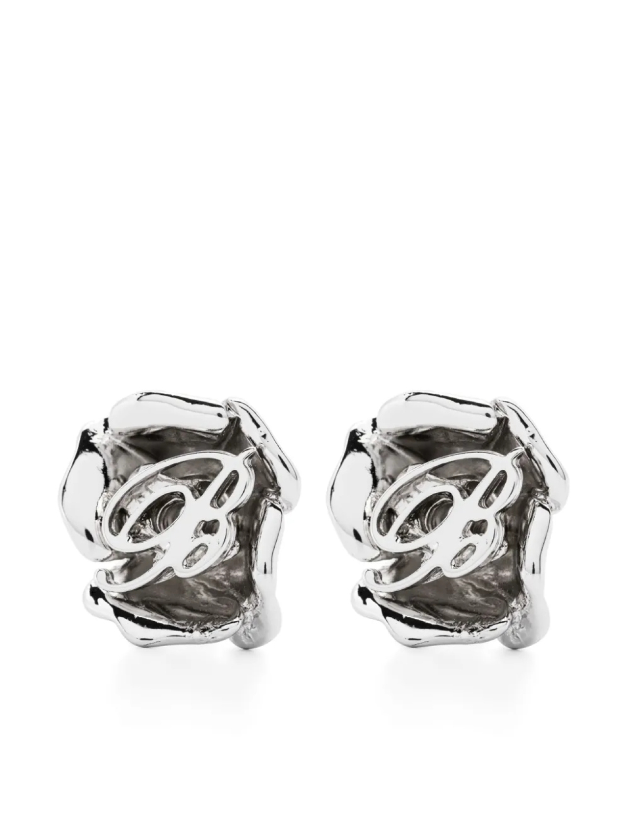 

Серьги с мотивом розы Blumarine, серебряный