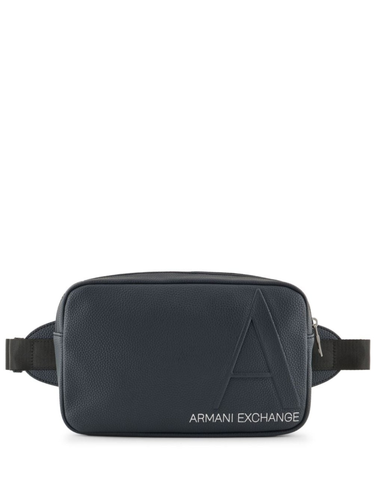 

Поясная сумка с тисненым логотипом Armani Exchange, синий