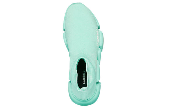 Кроссовки speed 2.0 sneakers 'recycled transparent sole mint' Balenciaga, мультиколор — фото 4